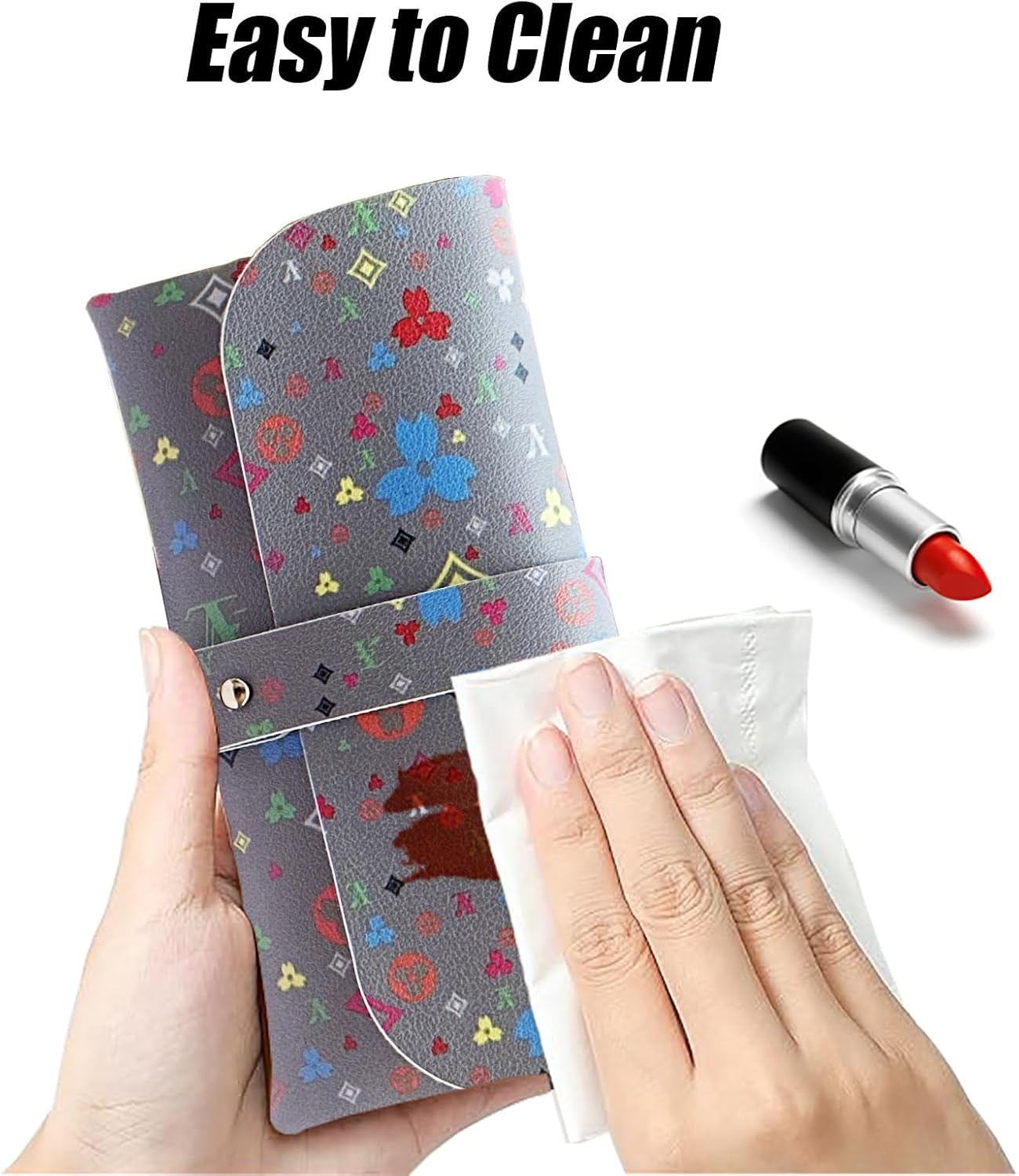 Glasses storage bag Travel sunglasses myopia glasses storage bag Fashion leather storage bag - Image 5