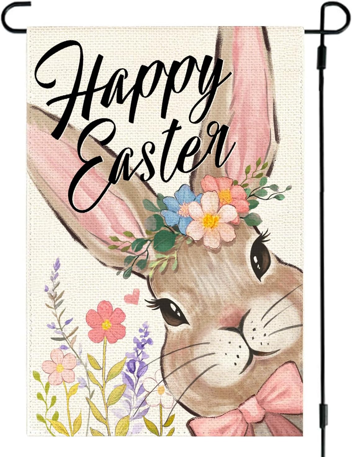 Amazon.com : ARGOOFG Happy Easter Garden Flag 12x18 Inch Double Sided ...