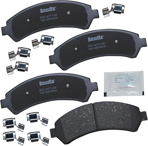 Vista 177 de Bendix Priority1 CFC1035 Pastillas de freno delanteras de cerámica para modelos seleccionados Chevrolet Aveo, Aveo5, Optra, Spark, Spark EV, Pontiac