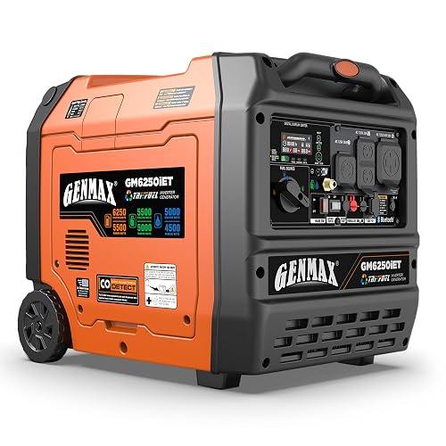 GENMAX Tri-Fuel Silent Inverter Generator Features product photo (Portable Generators) — ScooterReviewPro review