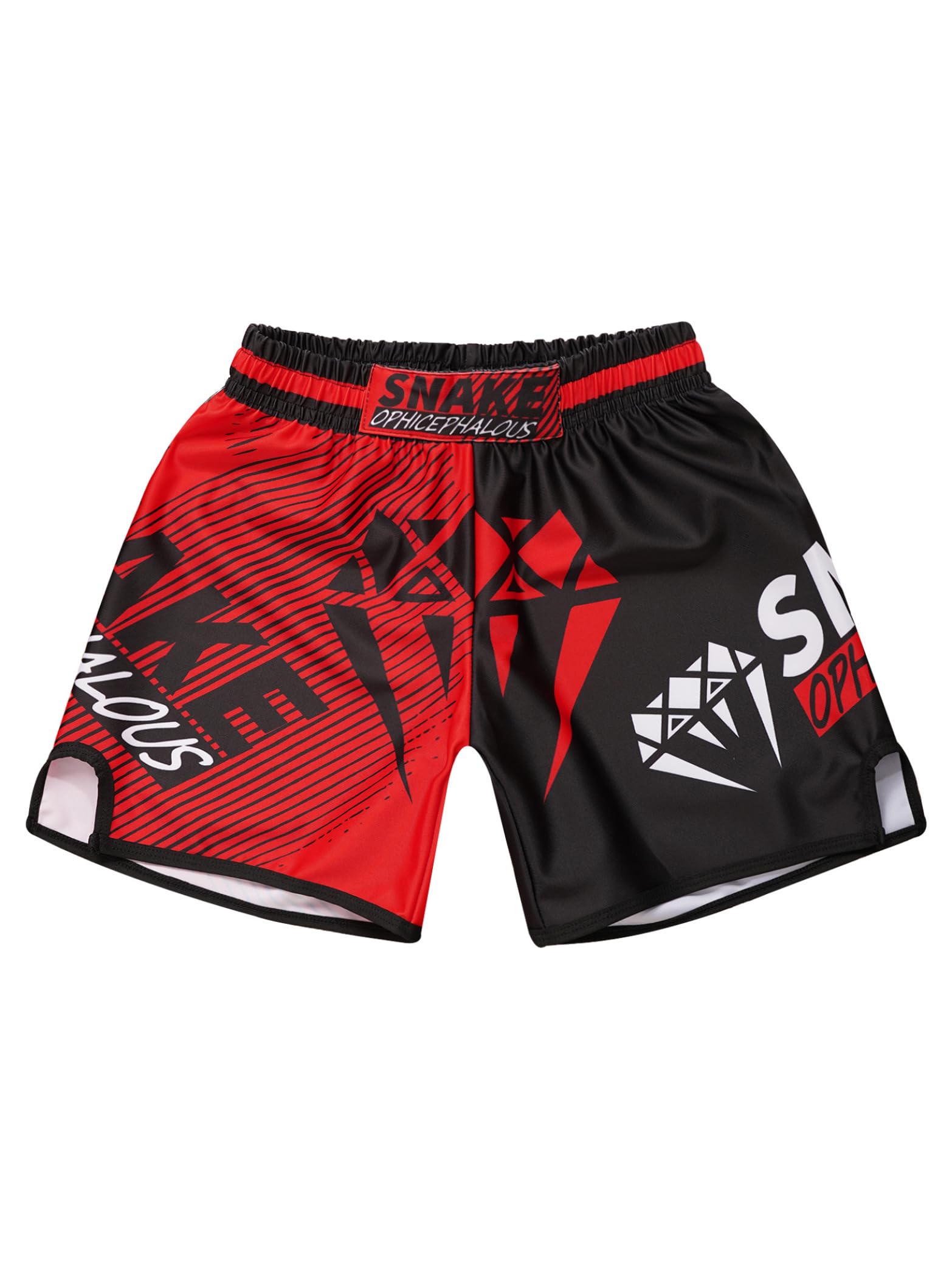 Vxuxlje Enfant Fille Garçon Shorts de Boxe Muay Thai Short MMA Kickboxing Pantalon Court Fitness Training Fight Short d'Entraînement Sport Fitness Musculation 5-16 Ans