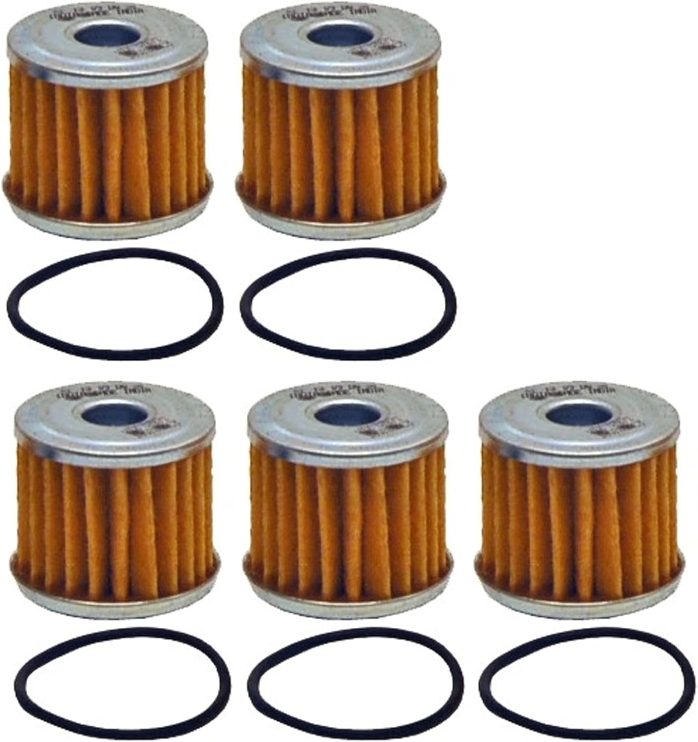 Wix Engine Oil Filter Set Cartridge Lube Metal Canister 5 Pieces For Honda CBR250R