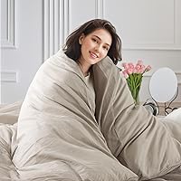 Vista 169 de NEXHOME PRO Funda de edredón Twin XL 100% algodón lavado, transpirable, duradera, texturizada, similar al lino, juego de ropa de cama para el hogar