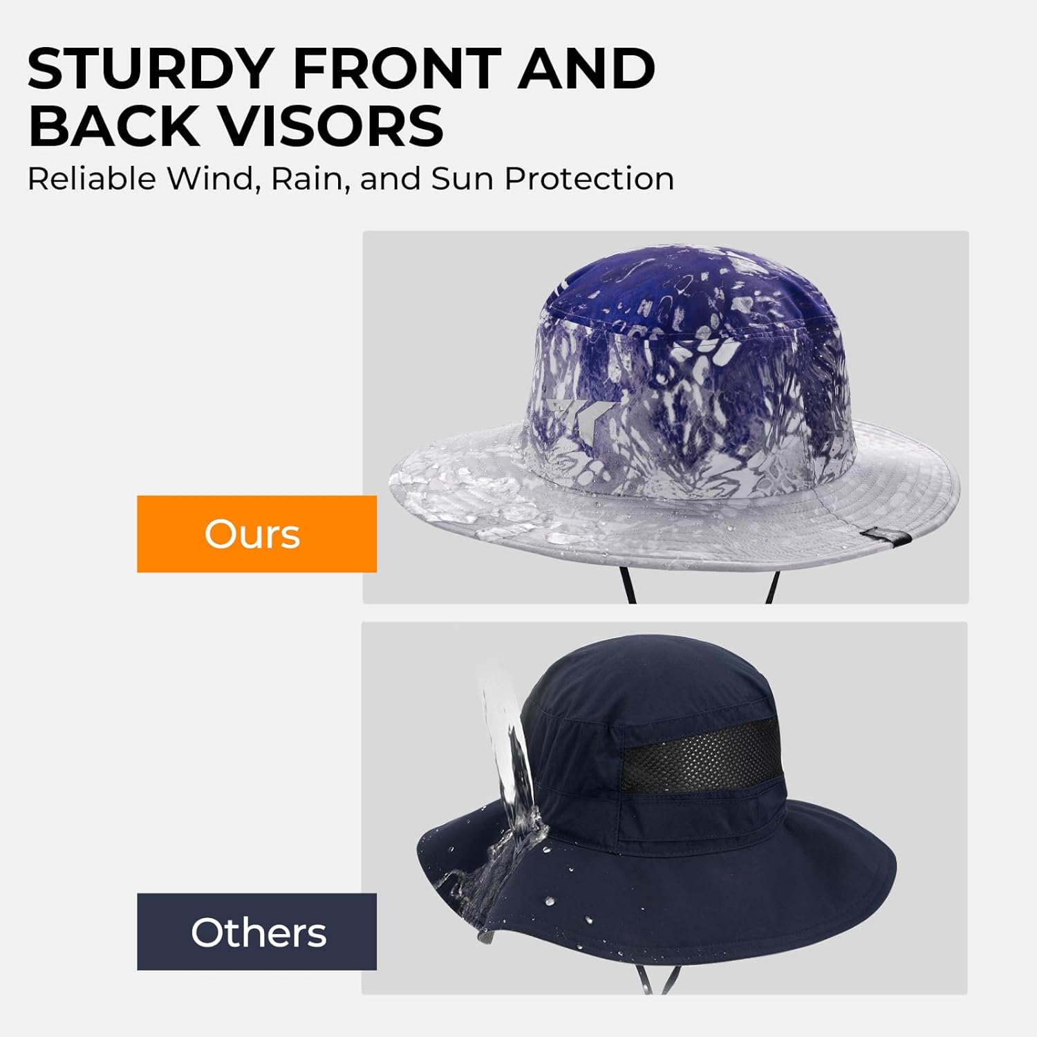 KastKing Sol Armis UPF 50 Boonie Hat - Sun Protection Hat, Fishing Hat, Beach & Hiking Hat, Paddling - Image 5