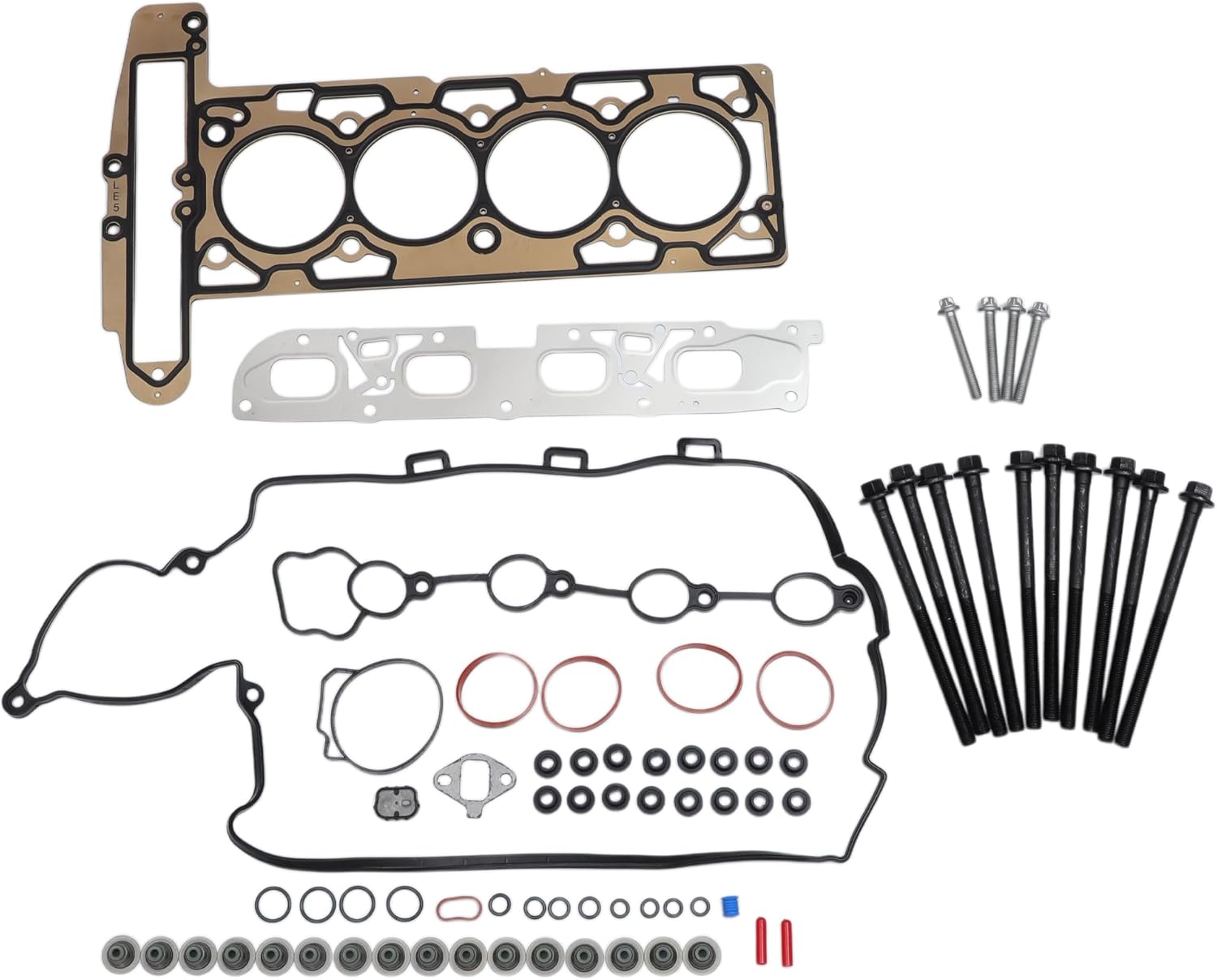 Timing Cover Gasket Kit Cylinder Head Intake Manifold Gasket No.HS26423PT for Chevrolet HHR 2.2L 2009-2011 1 Set Long-lasting Sealing Engine Car