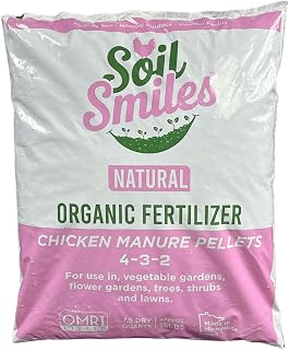 Organic Chicken Manure Plant Fertilizer (15 Lbs (1) 15 lb Bag)
