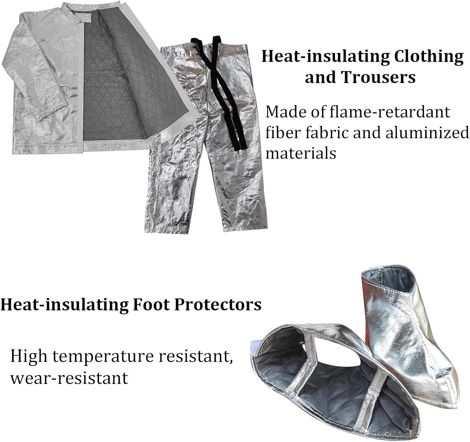 Anti Thermal Radiation Suit,Heat Resistant Clothes for High-temperature Environments,Firefighter Rescue