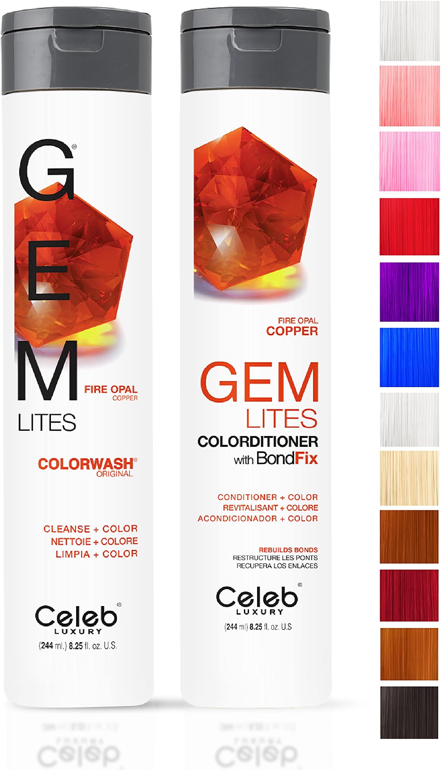 Celeb Luxury Gem Lites Fire Opal Healthy Duo