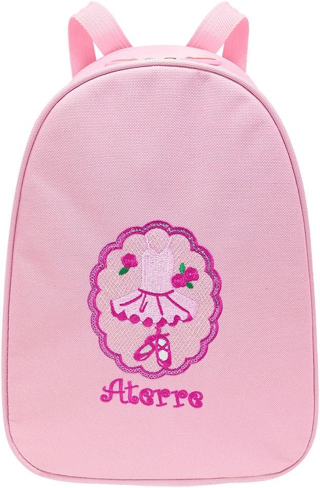 Toddler Girls Dance Bag Embroidery Star Shape Kids’ School Shoulder Backpack Ballerina Bag (Ballet Dress)