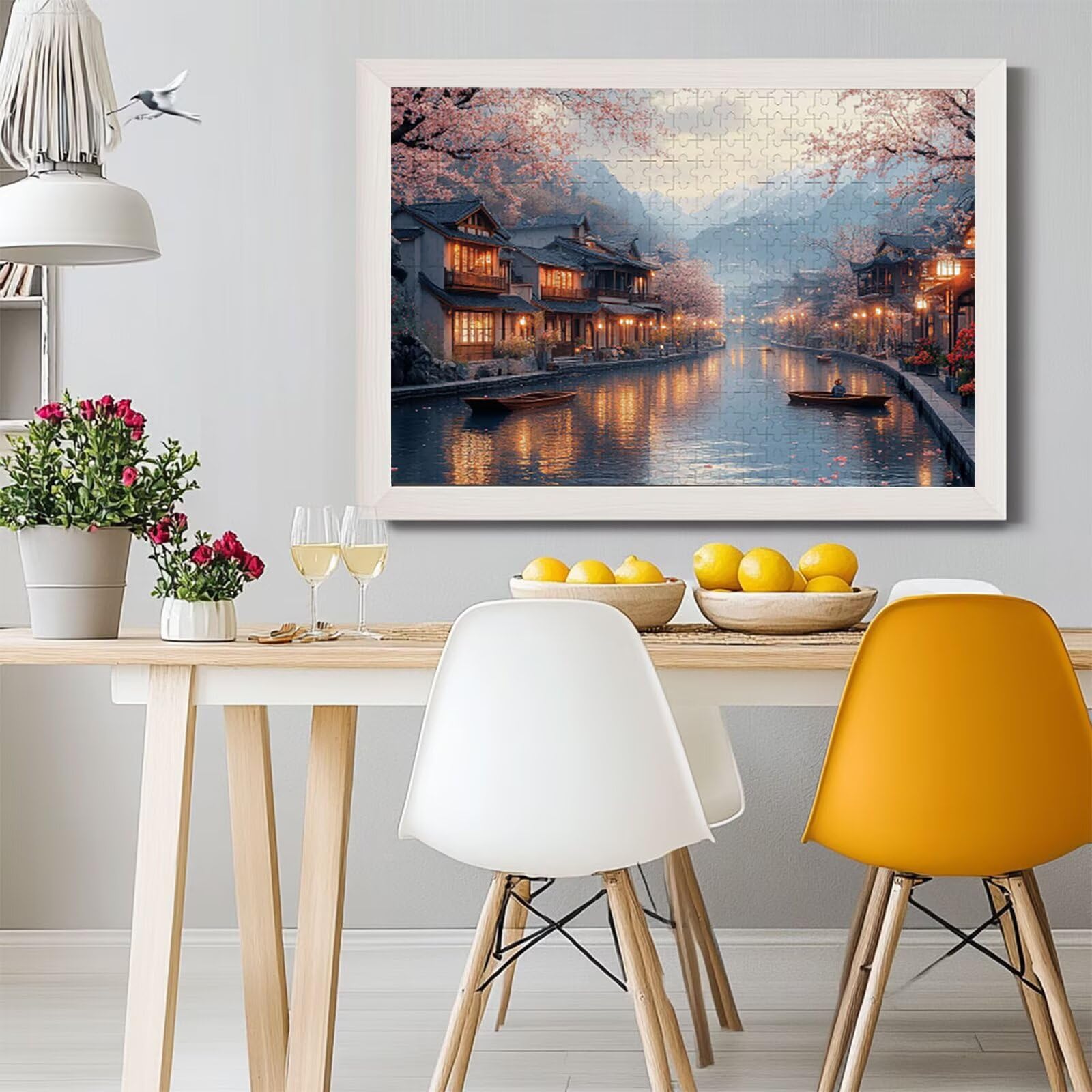 Puzzle 2000 Piezas Adultos Paisaje Puzzle Imposible Rompecabezas Pieza De Madera Jigsaw Un Rompecabezas Desafiante, Uegos Rompecabezas para Toda La Famili Regalo Hombres Mujeres 70.5X99.5cm E-24