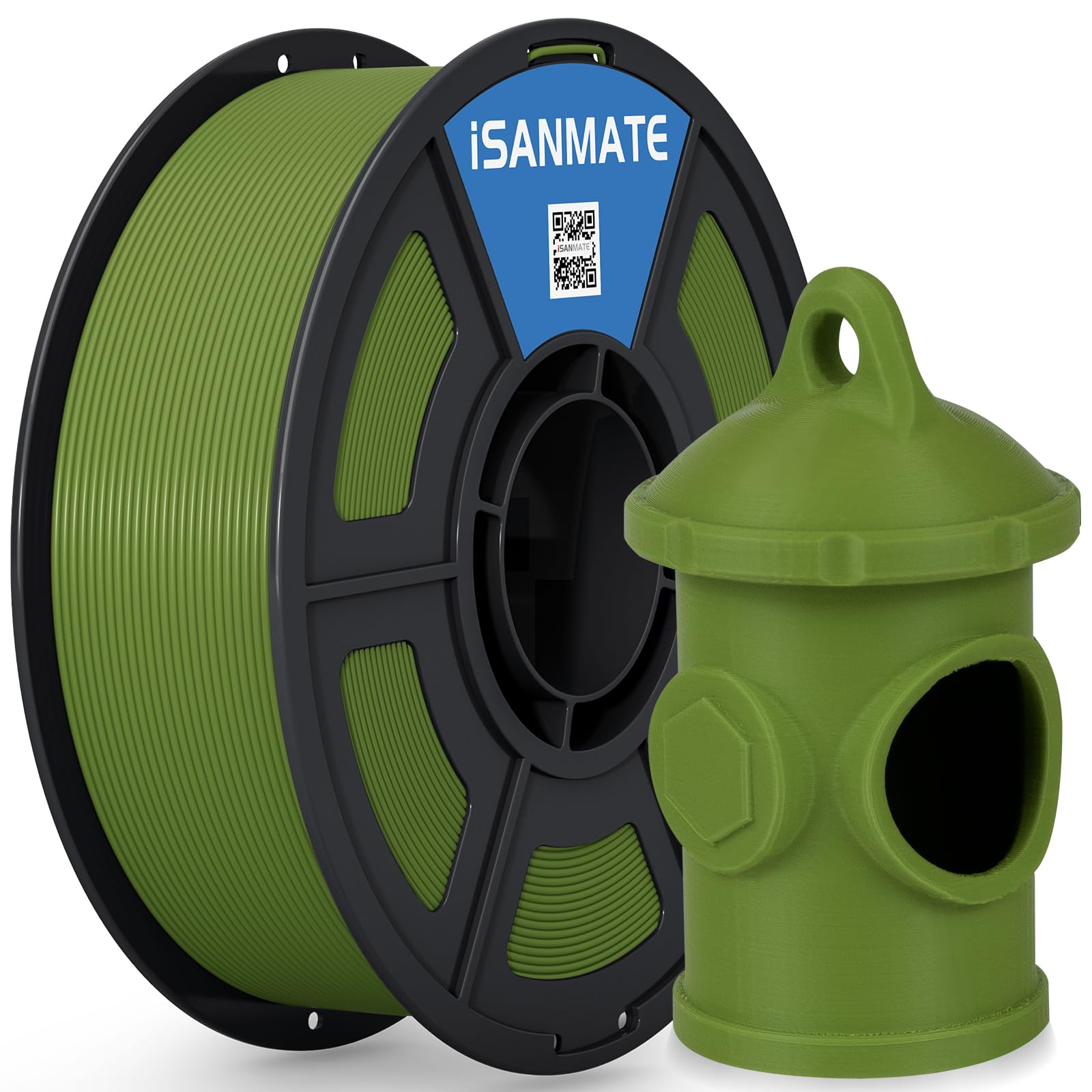 iSANMATE 1KG ASA Filamento 1.75mm, UV y Resistente a la Intemperie Filamento para Impresora 3D Perfecto para Piezas Funcionales de Exterior, Precisión Dimensional +/- 0.02mm