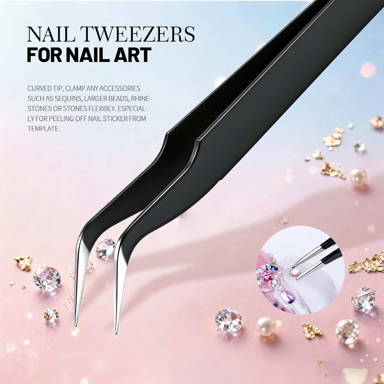 FANDAMEI Nail Art Tools, Nail Art Brushes With Nail Stand, Nail Design Tools, Nail Brushes For Nail Art, Nail Art Kit, Nail Holder For Painting Nails, Nail Liner Brushes, Nail Dotting Tool, Nail Tools