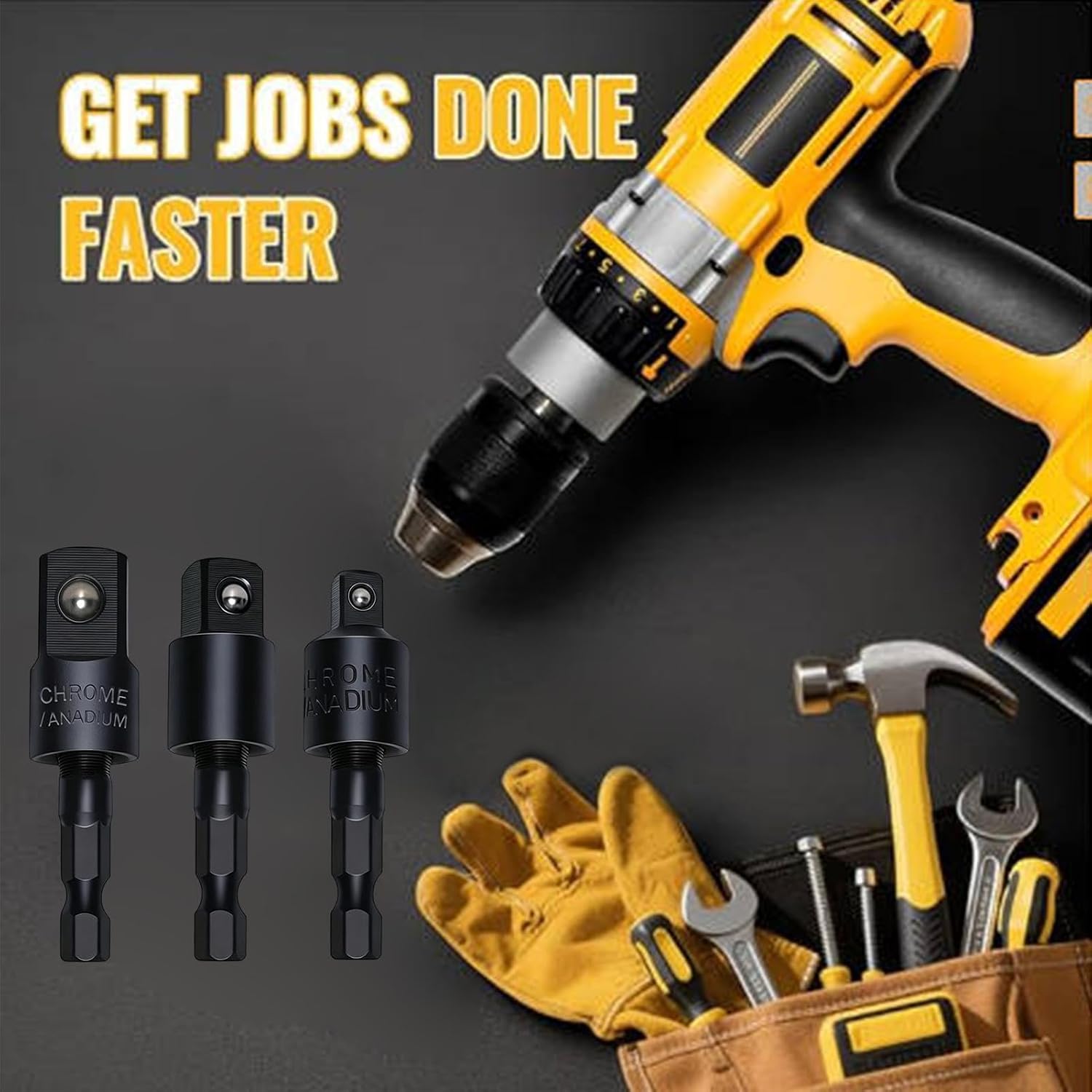 Electric Drill Adapter Sleeve Converter for Air Screwdriver