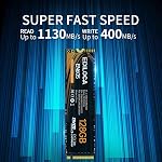 Ediloca EN605 128GB M.2 SSD, NVMe1.3 PCIe Gen3 x4 SSD Internal Hard Drive, M.2 2280 - Read/Write Speed up to 2050/600 MB/s - Internal SSD Compatible with Laptop & PC Desktop