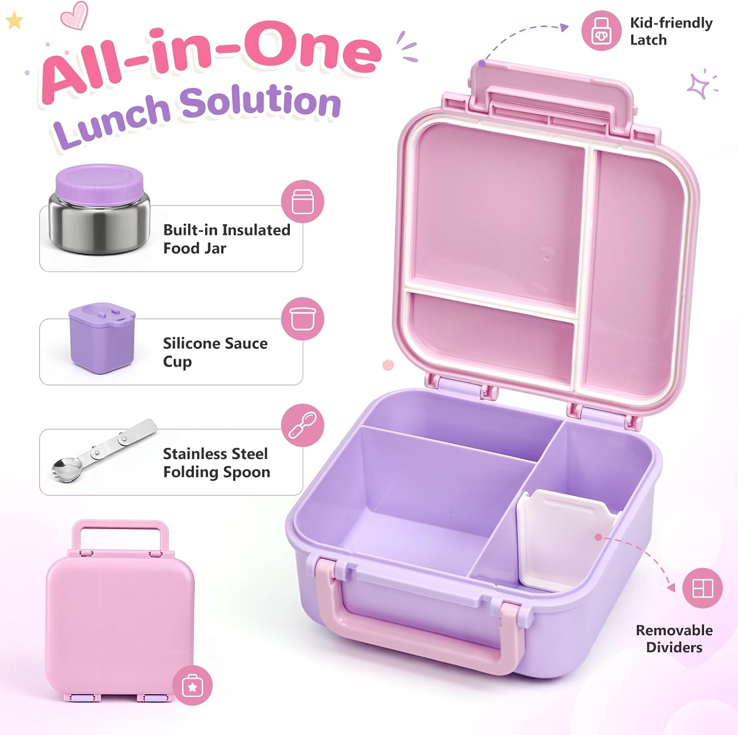 Bento Box Kids Lunch Box Thermo
