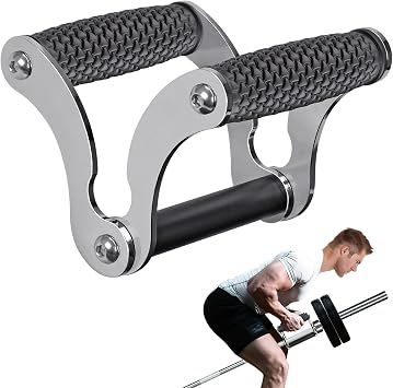 Kipika Wall Mount Landmine Attachment for 1 Standard Bar and 2 Olympic Bars - Heavy Duty T-Bar Row Platform with Swivel - Ideal for Home Gym Workouts