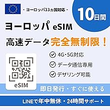 [Europe eSIM] 10 days completely unlimited (no low speed) High-speed data transmission|Issued on the same day/ready to use|5G/4G data only (no phone number) | Supports approximately 33 countries (UK