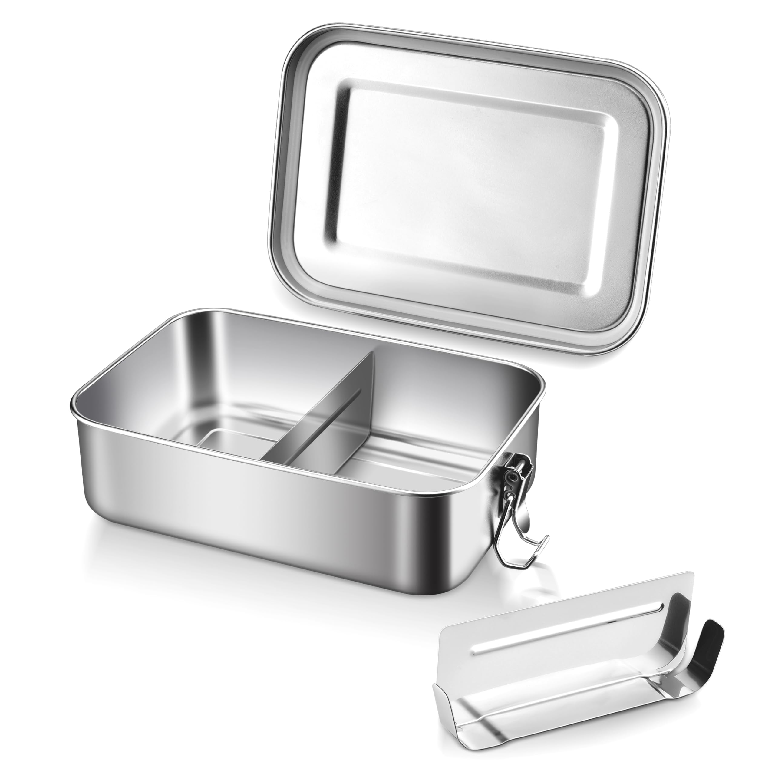 Homikit Lunch Box 850ml, Stainless Steel Bento Box with Removable Divider