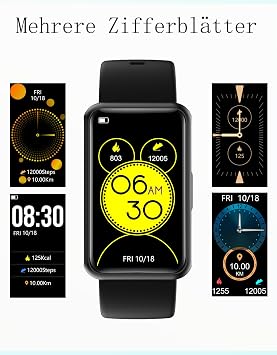 Pedometer Watch (Without App/Without Mobile Phone) 1.47 Inch Screen Simple Fitness Tracker Smartwatch with Calorie Counter Sleep Monitor Stopwatch Waterproof Timer Walking Running Fitness Watch for Seniors / Men / Women