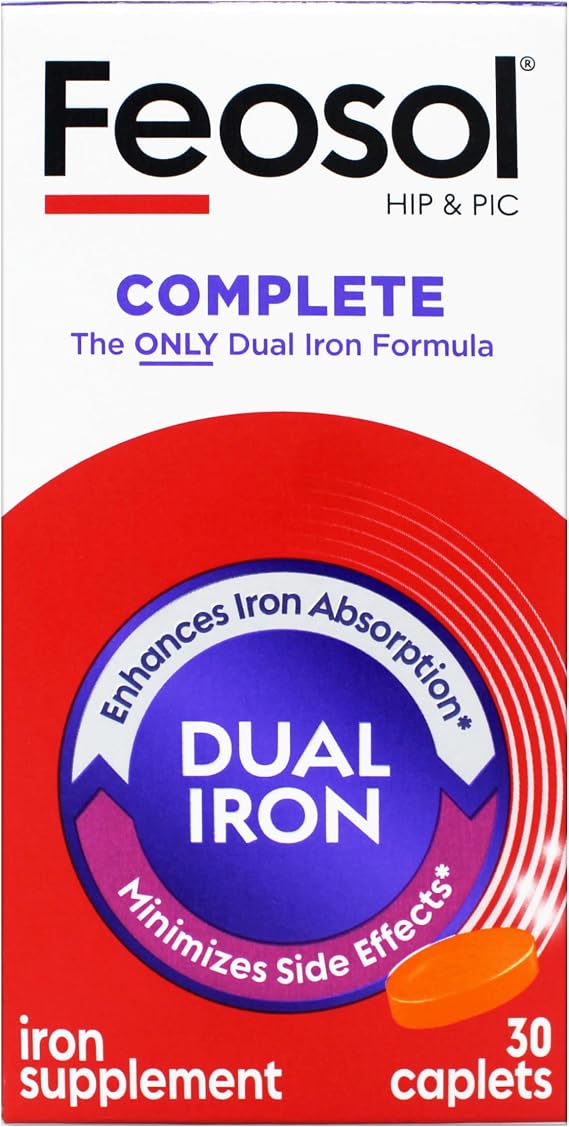 Feosol Bifera Iron Caplets Complete 30 ea (Pack of 5)