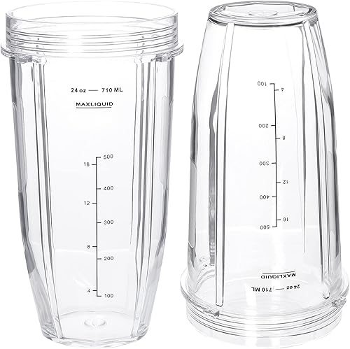 Miniatura 4 de Vaso licuador de repuesto de 24 onzas para Ninja BN401 BN751 BN801 BN800 BL450 BL456 BL480 Foodi SS401 SS101 TWISTi SS151 SS351 Vasos Nutri Ninja