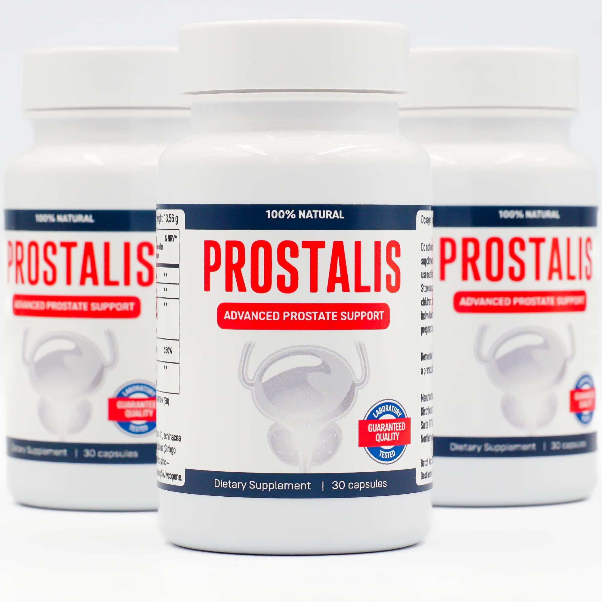 Prostalis – Complemento Alimenticio Vegetal para Hombres – 30 Cápsulas con Equinácea, Ginkgo biloba, Zinc y Licopeno. (3)