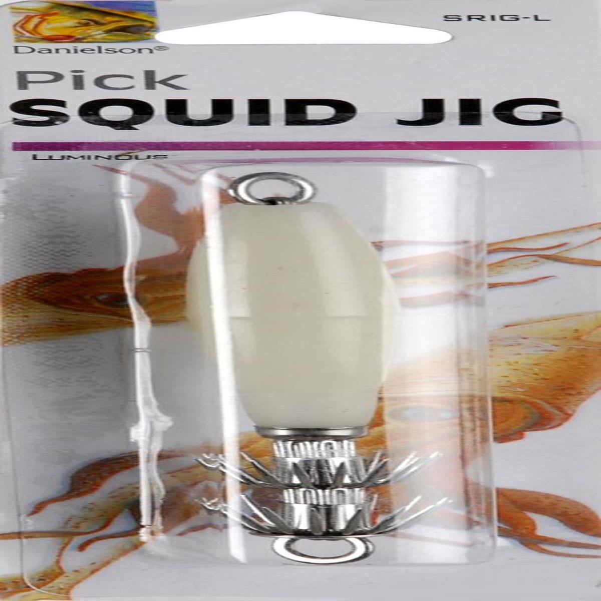 Comal Squid Jig Rig 3.5" Glow Fishing-Equipment