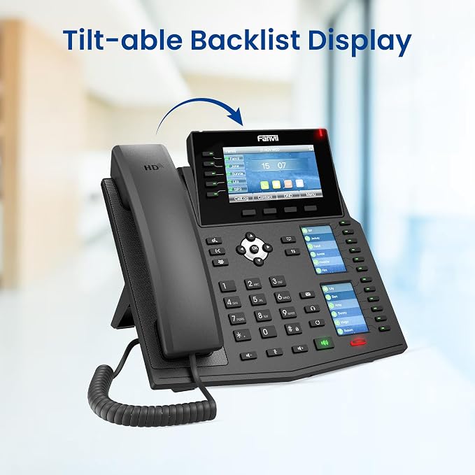 Teléfono Fanvil X6U con pantalla a color y Bluetooth miniatura 4