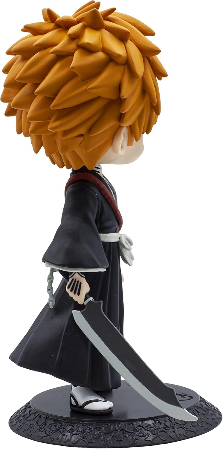 Banpresto - Bleach - Ichigo Kurosaki (Thousand Year Blood War Version A), Bandai Spirits Q posket 5.5 Inch (Pack of 1)