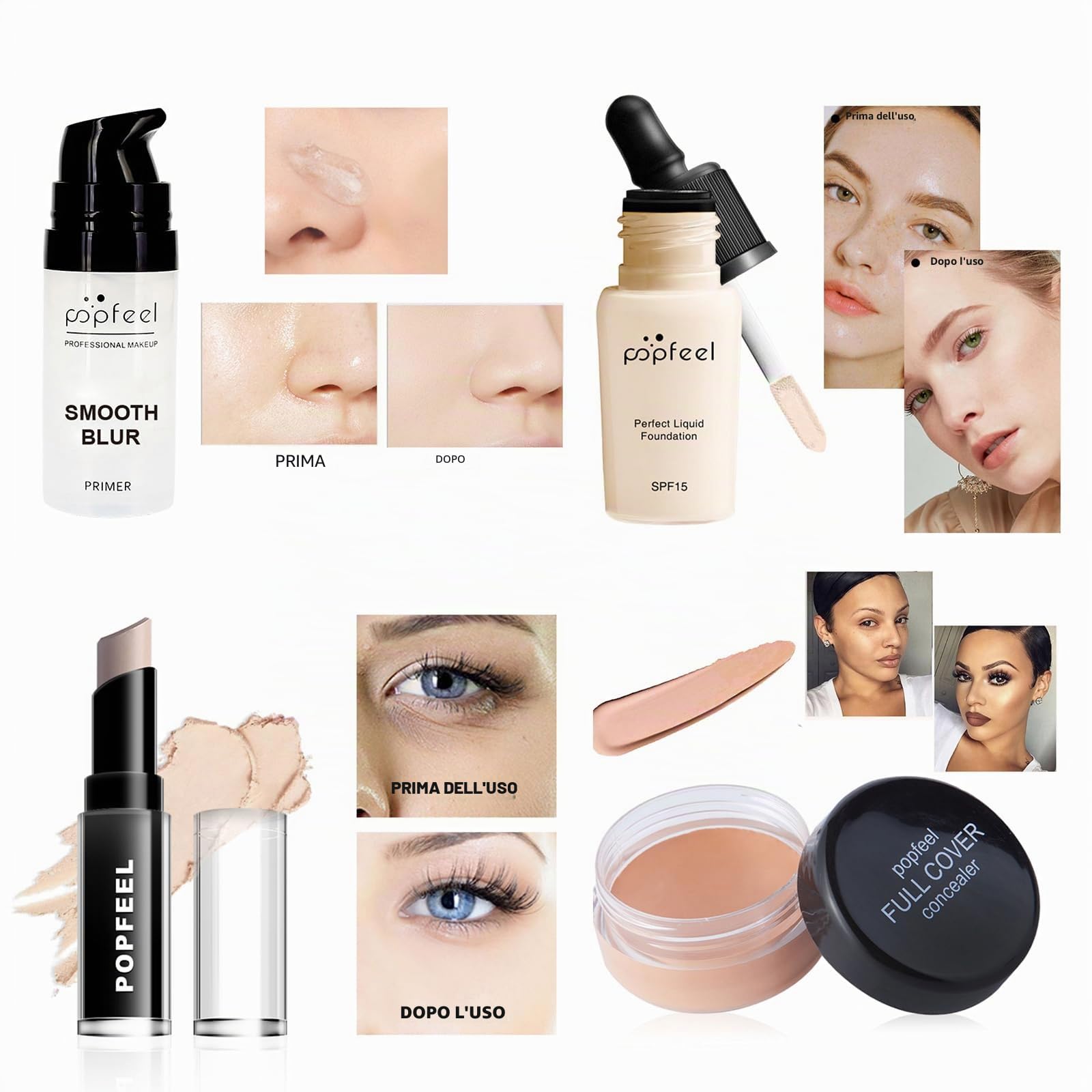 Kit per il Trucco Completo, Trousse Palette di Ombretti Make Up Tavolozza Occhi Kit Valigetta per Cosmetici - Idea Regalo