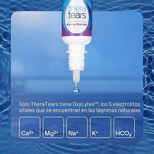 Miniatura 4 de TheraTears Gotas para los ojos extra secas, paquete doble, 2 botellas x 0.5 onzas líquidas (paquete de 1)