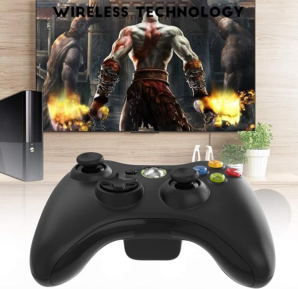 Dhaose - Controller Wireless per Xbox 360 e PC, 2.4 GHZ, per Xbox & Slim 360 PC Windows 7, 8, 10 - 4