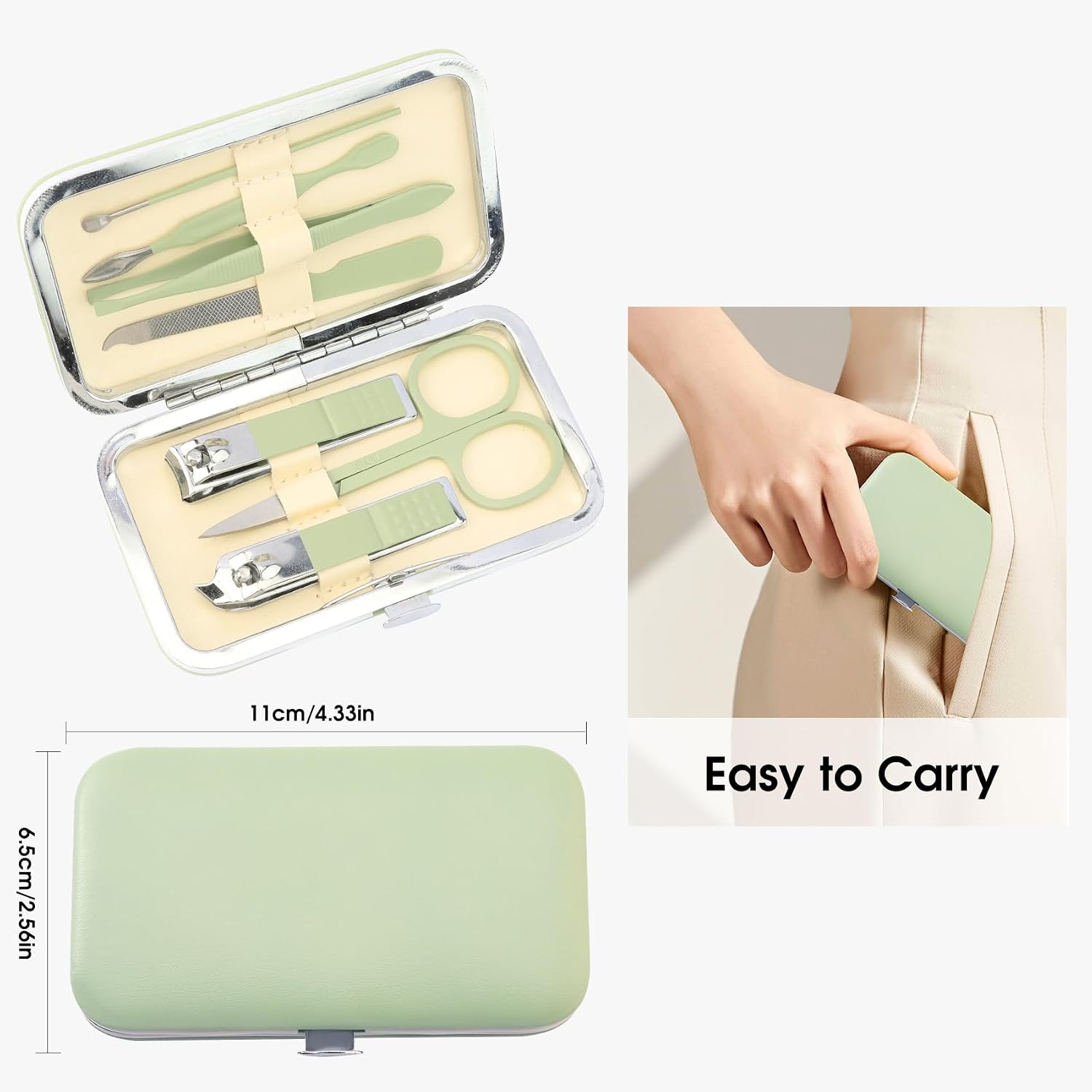 Manicure Set Nail Clippers Grooming Kit for Women Mens Travel Essentials Pedicure Tools for Feet Nail Care Kit Gift Sets Foot Care Boyfriend Stocking Stuffers for Mens Gifts Ideas image 2