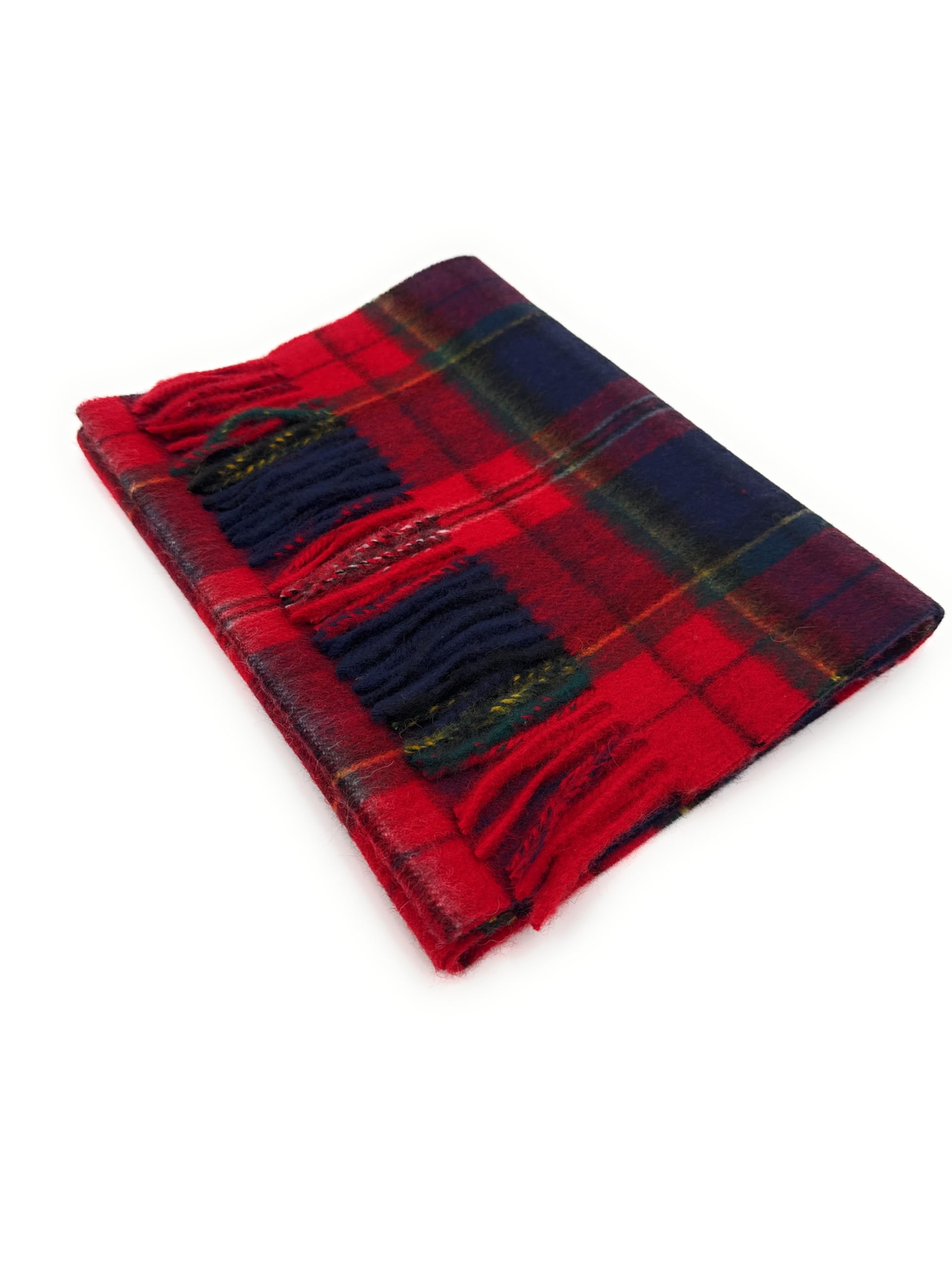 Tartan Tweeds Unisex Macpherson Clan 100% Soft Lambswool Clan Tartan Scarf 30Cm X 180Cm (Macpherson Clan)