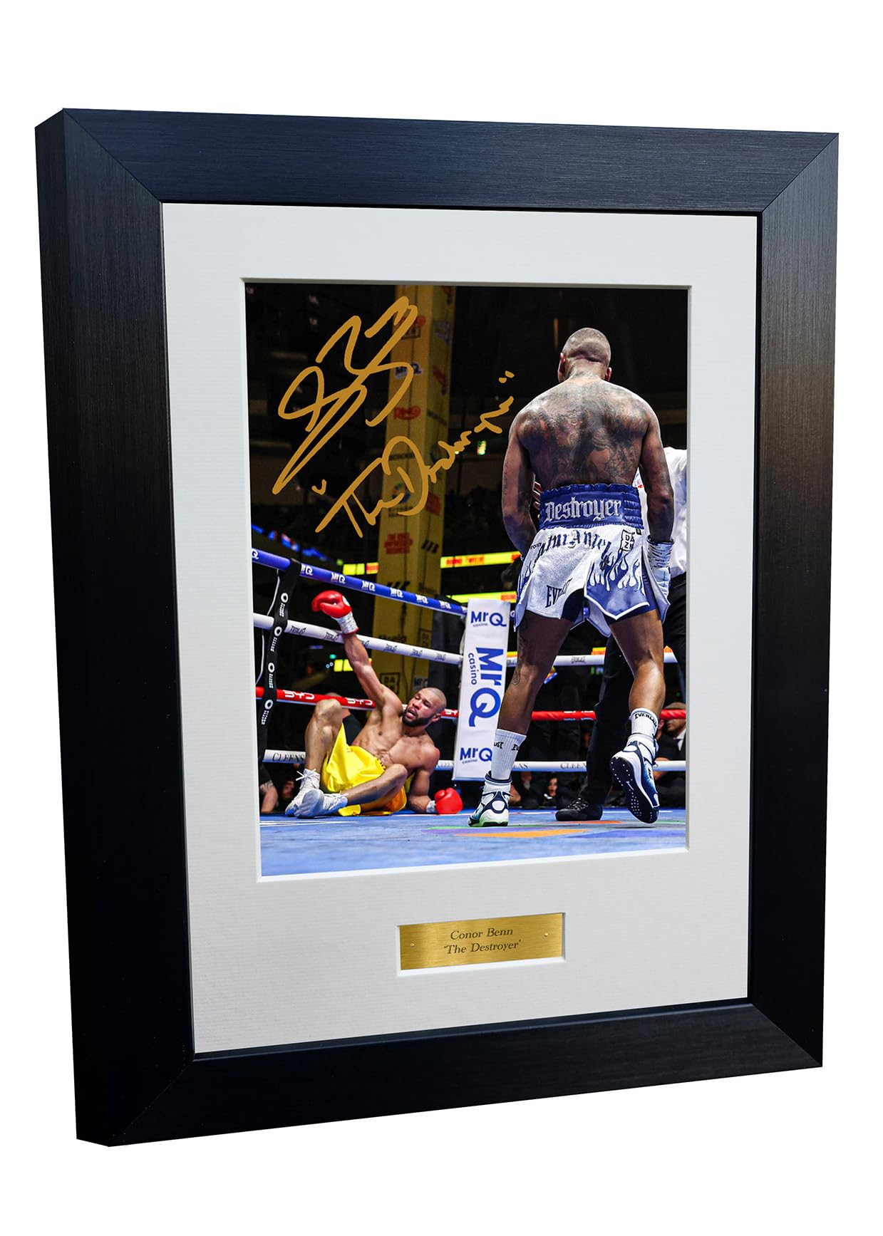 Kitbags & Lockers 12x8 A4 Signed Conor Benn vs Chris Eubank Jn 2 Boxing Autographed Photo Photograph Picture Frame Signature Poster Gift 4