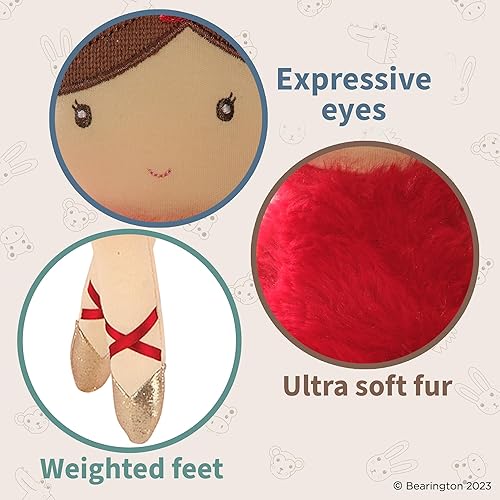 Miniatura 3 de Bearington Evie - Muñeco de peluche navideño de 16.5 pulgadas