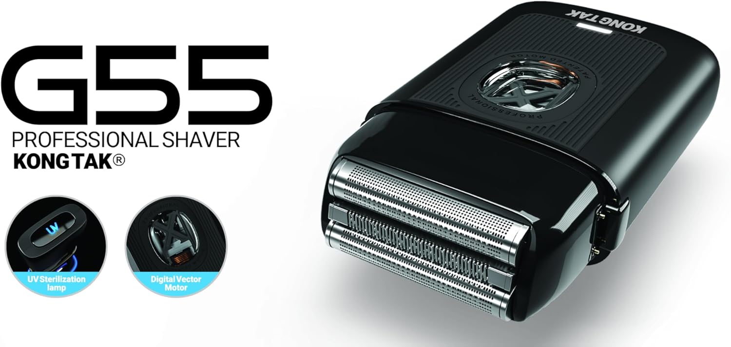 G55 Professional Shaver with Digital Vector Motor UP to 12,000 SPM