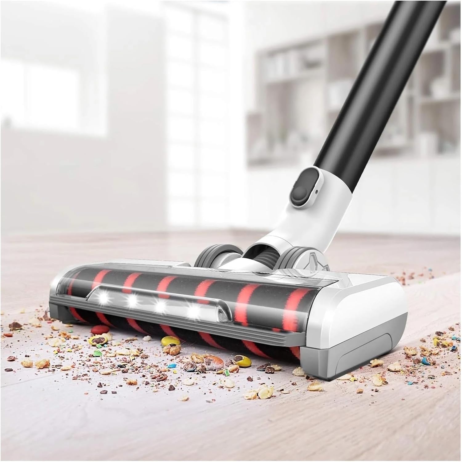 ABERCORN Soft Roller Brush | Compatible with Tineco Pure ONE, Full Size LED Hard Floor Brush | S12/S11/X Series Cordless Vacuums for Hard Floors, TIANWANG697