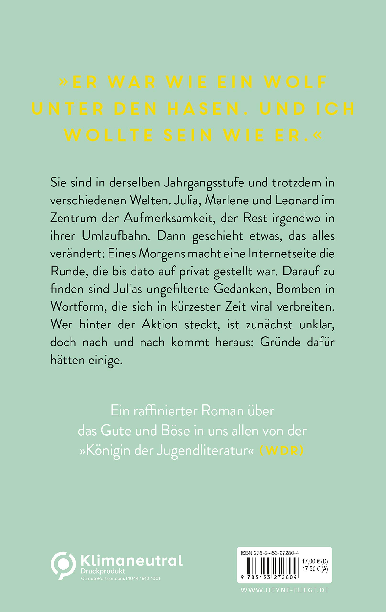 Das Gegenteil von Hasen: Roman
