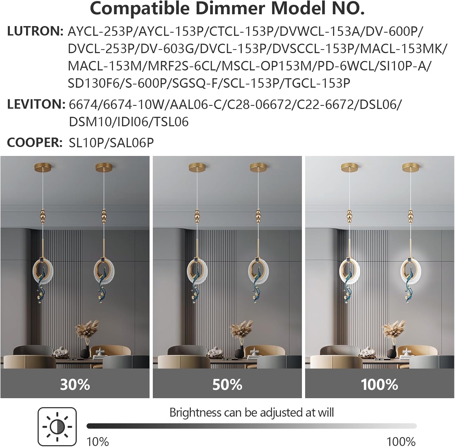 Modern Gold Pendant Light Acrylic Chandelier Dining Room Light Fixture Adjustable Hanging Ceiling Light Fixture for Kitchen Island Dining Room Living Room