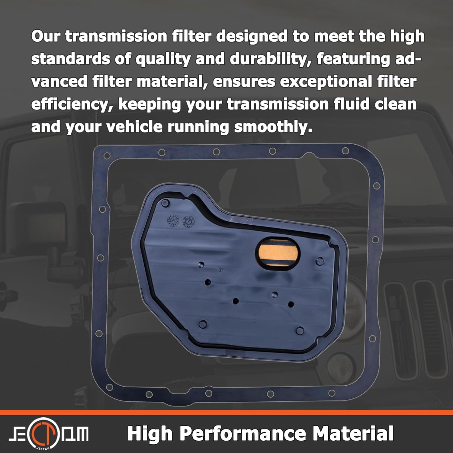 Transmission Filter And Gasket Kit 24208576 Compatible with Cadillac Escalate Astro Avalanche C1500 Express K1500 K2500 Silverado Suburban 4L60E Transmission Filter