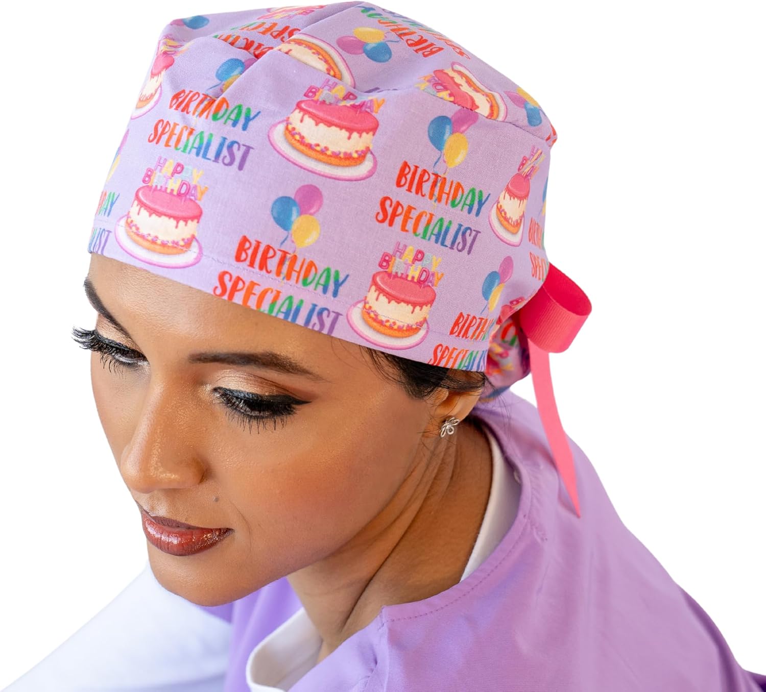 Ponytail Scrub Cap
