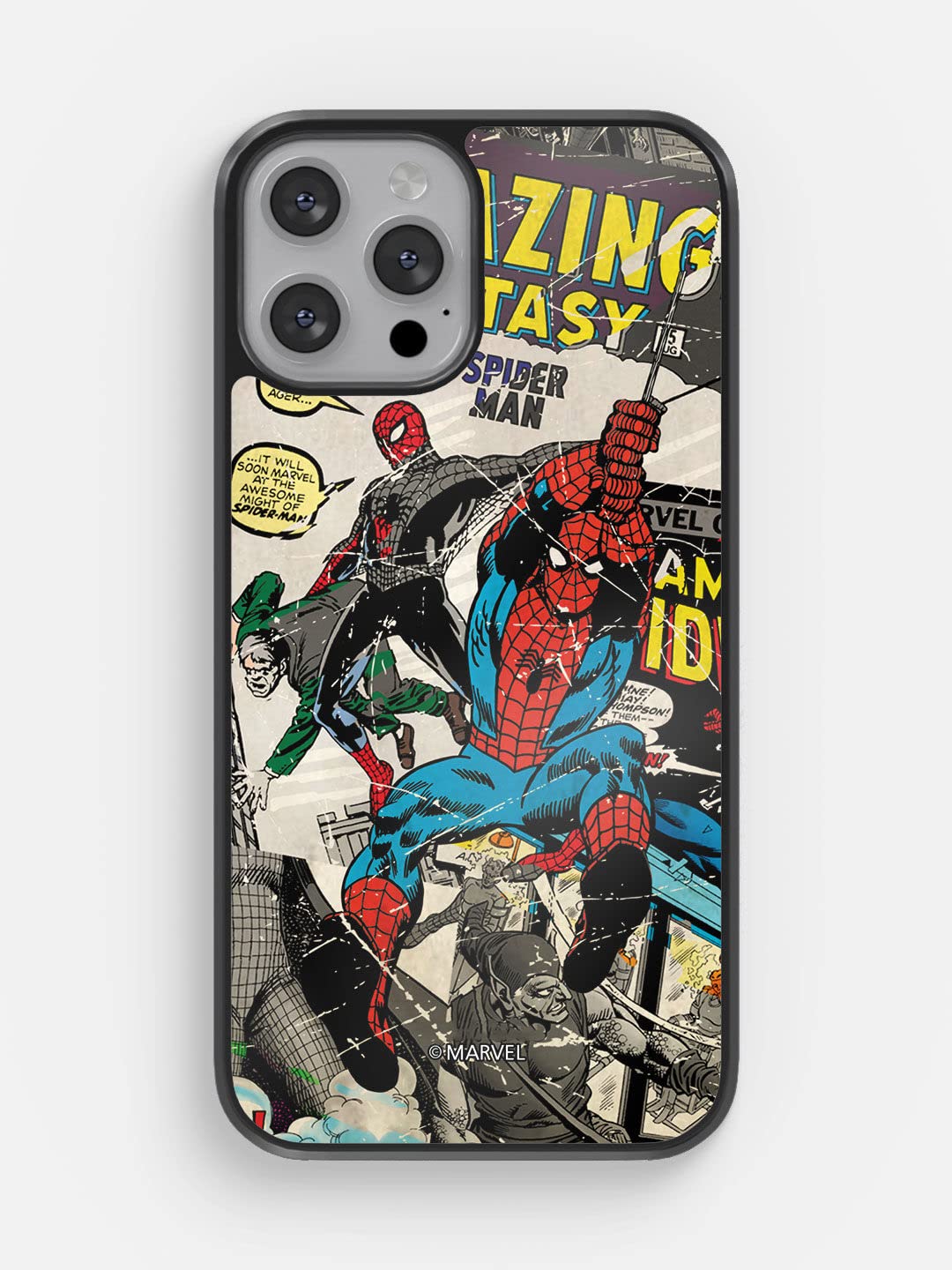 Macmerise Phone Coer Offical Comic Spidey Design Compatible With