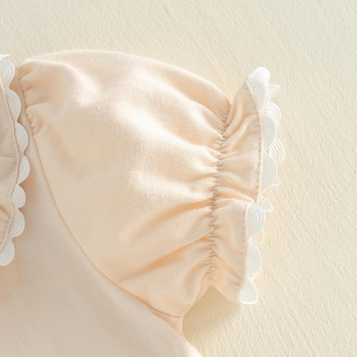 GOOCHEER First Birthday Baby Girl Outfit 1 Cake Embroidery Ruffle Short Sleeve Romper Jumpsuit Cake Smash Clothes - Image 5