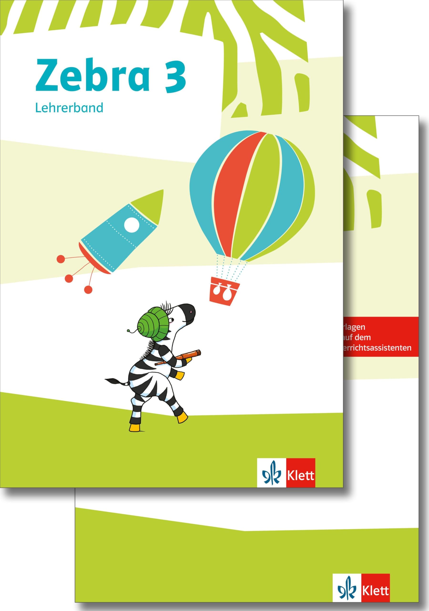 Klett Zebra 3: Paket: Didaktischer Kommentar Und Materialband Zum Verbrauchsmaterial Klasse 3 (Zebra. Ausgabe Ab 2018)
