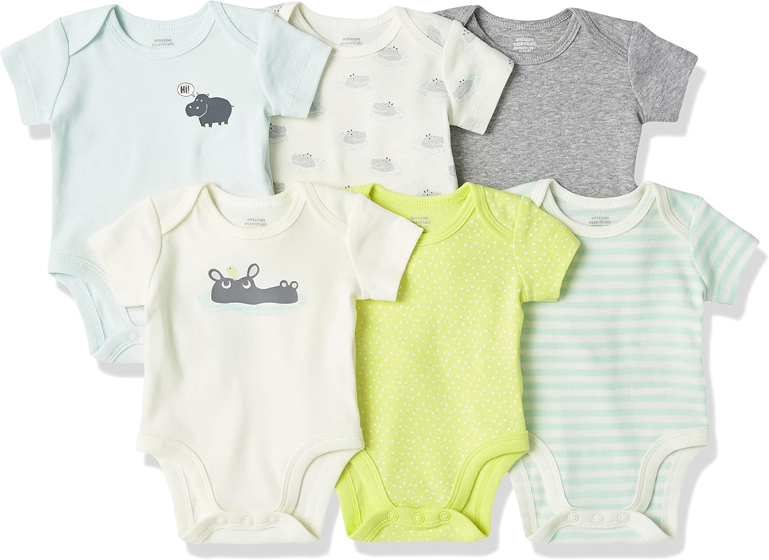 Amazon Essentials Unisex Toddlers and Babies' ShortSleeve Bodysuits