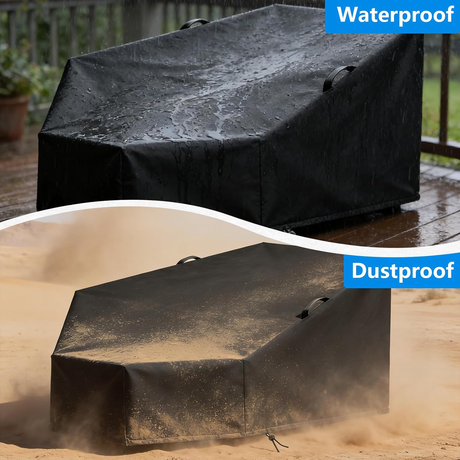 Leg Extension and Curl Machine Cover compatible with GMWD(Cover Only), 420D Chest Press Machine Cover, 65.4"L x 56.3"W x 26.8"H, for Home Gym Garage Leg Extension Machine/Fitness Equipment