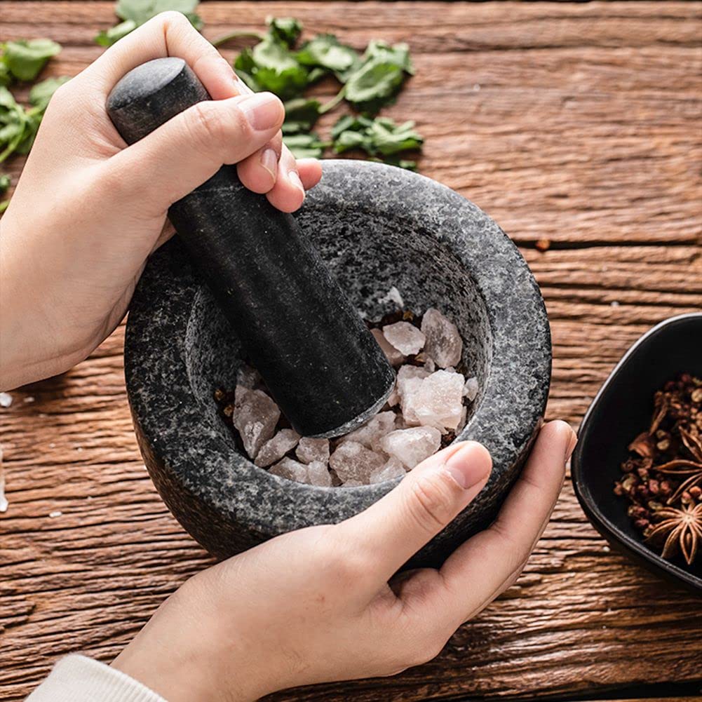 5.5 inch Garlic Masher Condiment Grinder Bowl Heavy Duty