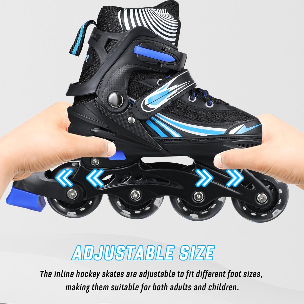BESPORTBLE 1 Pair Skates Women's Aluminum Bracket Plastic Adjustable