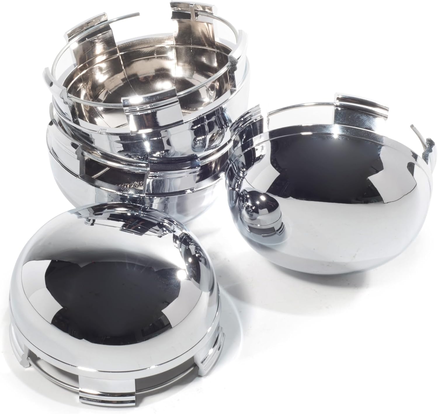 4Pcs 85mm(3.35in) Wheel Center Caps Wheel Rims Replacement PTR20-34071 PTR20-34004-15 Chrome Hub Caps, Compatible with 1995-2015 Tacoma 2001-2004 4Runner Tundra Sequoia Rim Caps